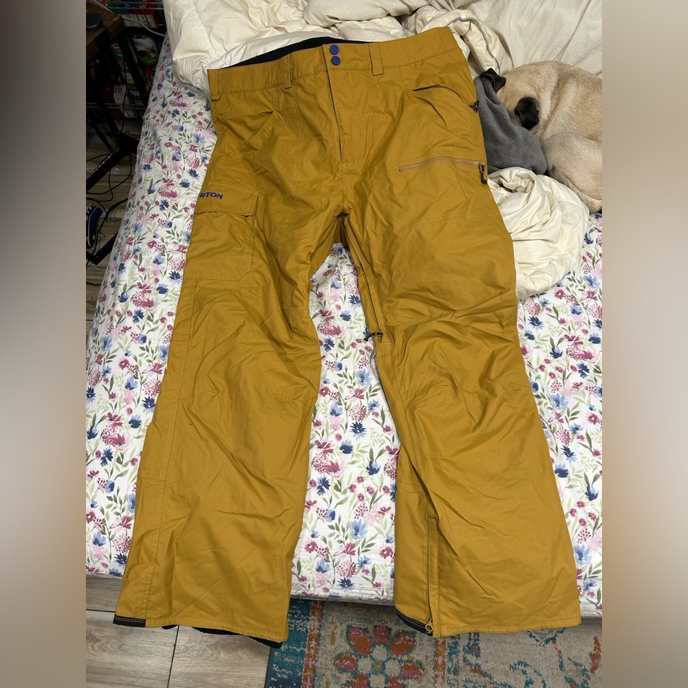 Burton Golden & Purple Snow Pants **Rare Color Find**